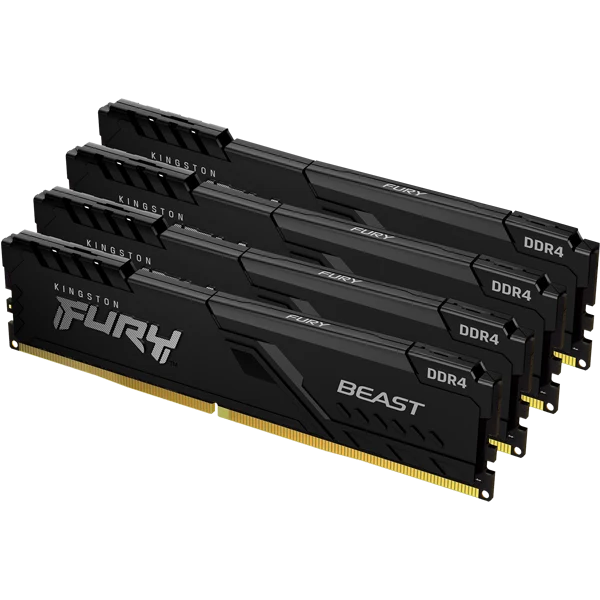 32 ГБ DDR4 3200 МГц Kingston Fury Beast (4 x 8 ГБ)