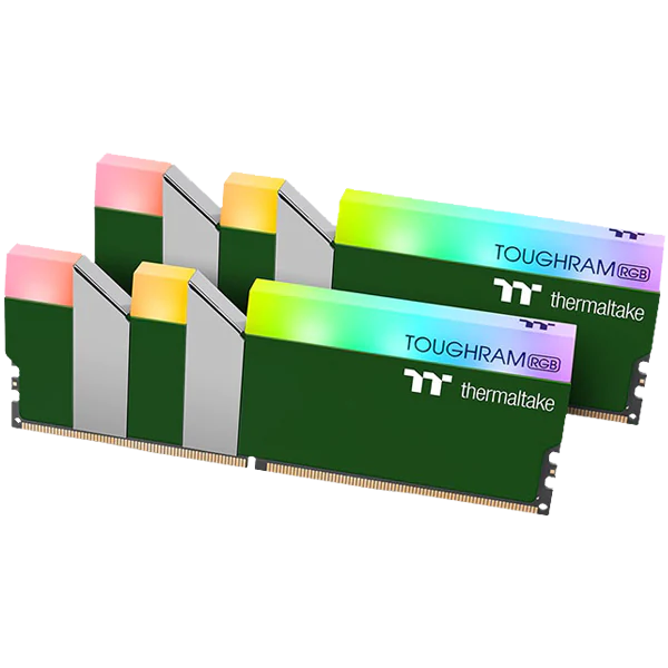 16 ГБ DDR4 3600 МГц Thermaltake TOUGHRAM RGB Green