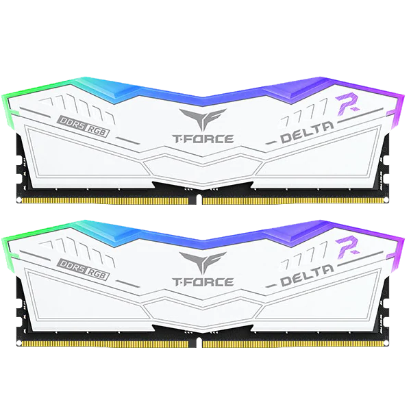 64 ГБ DDR5 6000 МГц TEAMGROUP T-Force Delta RGB White