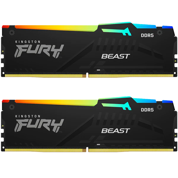 64 ГБ DDR5 5200 МГц Kingston Fury Beast RGB