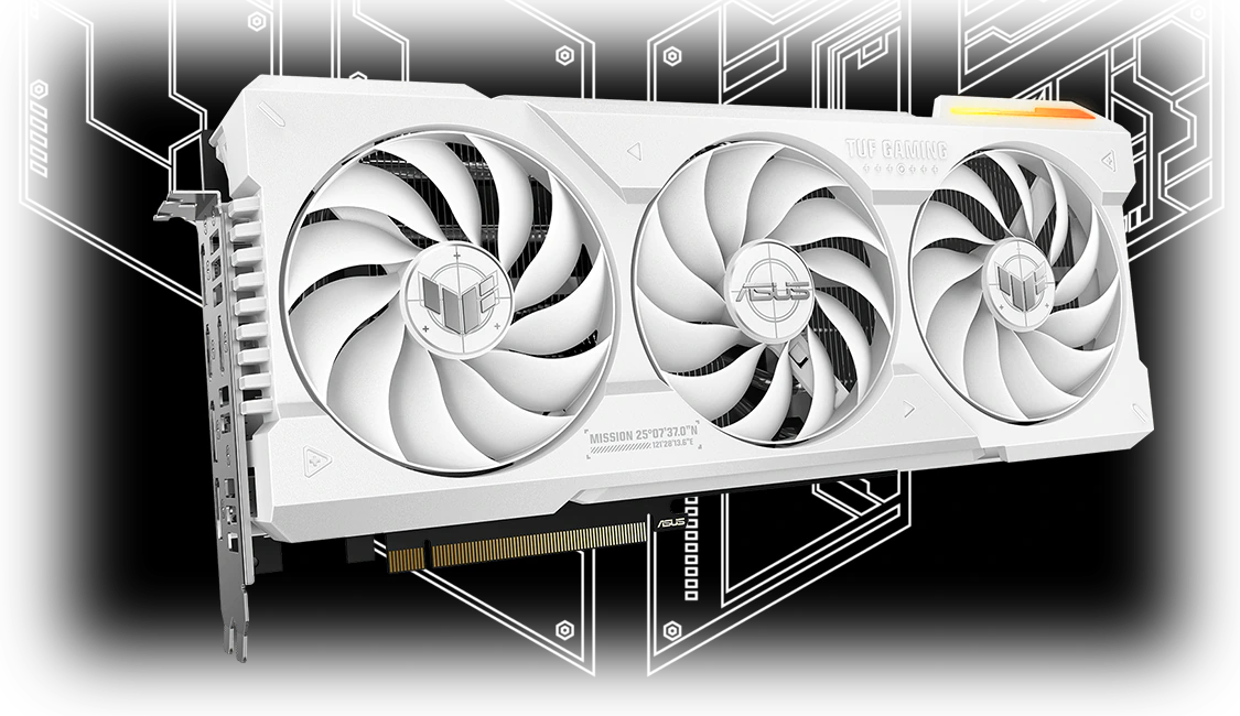 ASUS TUF Gaming GeForce RTX™ 4070 Ti White OC Edition 12 ГБ